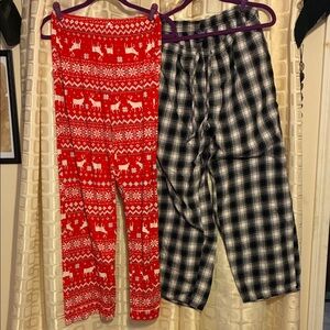 2 Pairs Of Men’s Pajama Pants Size Large